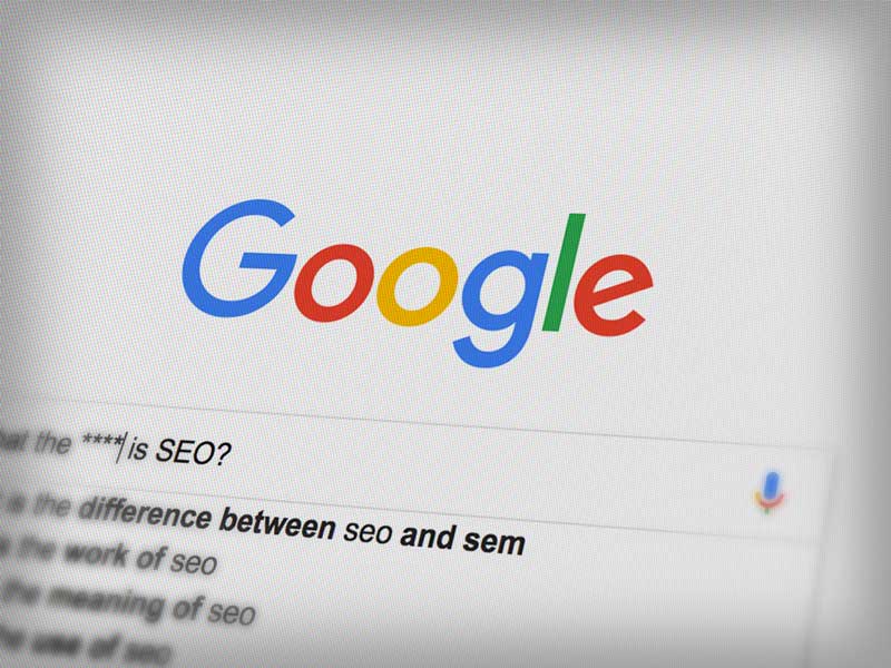 Google searching for SEO is so meta